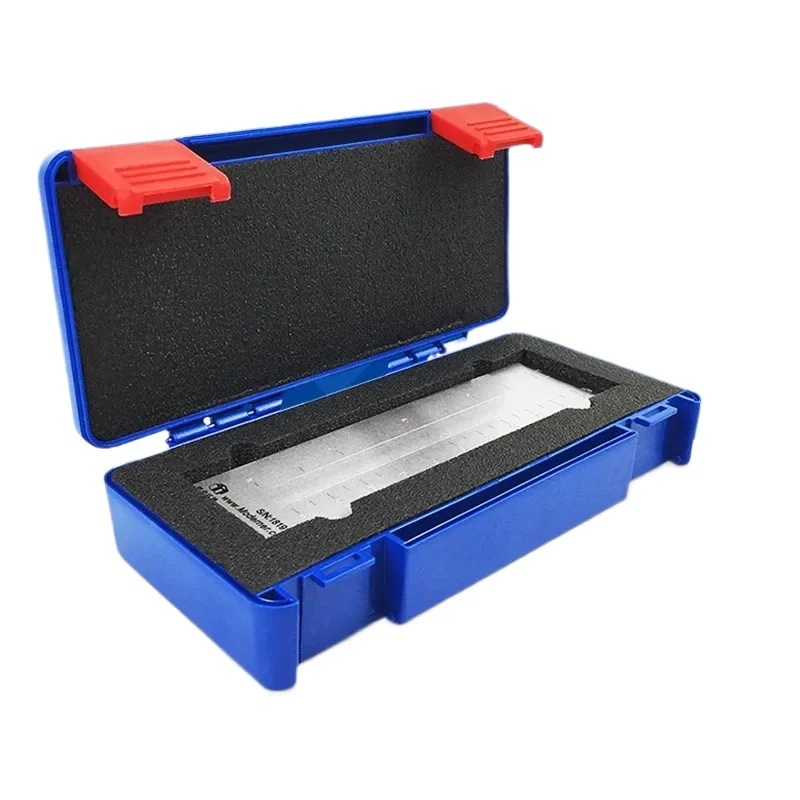Scraper fineness meter stainless steel single and double wide groove coating fineness plate