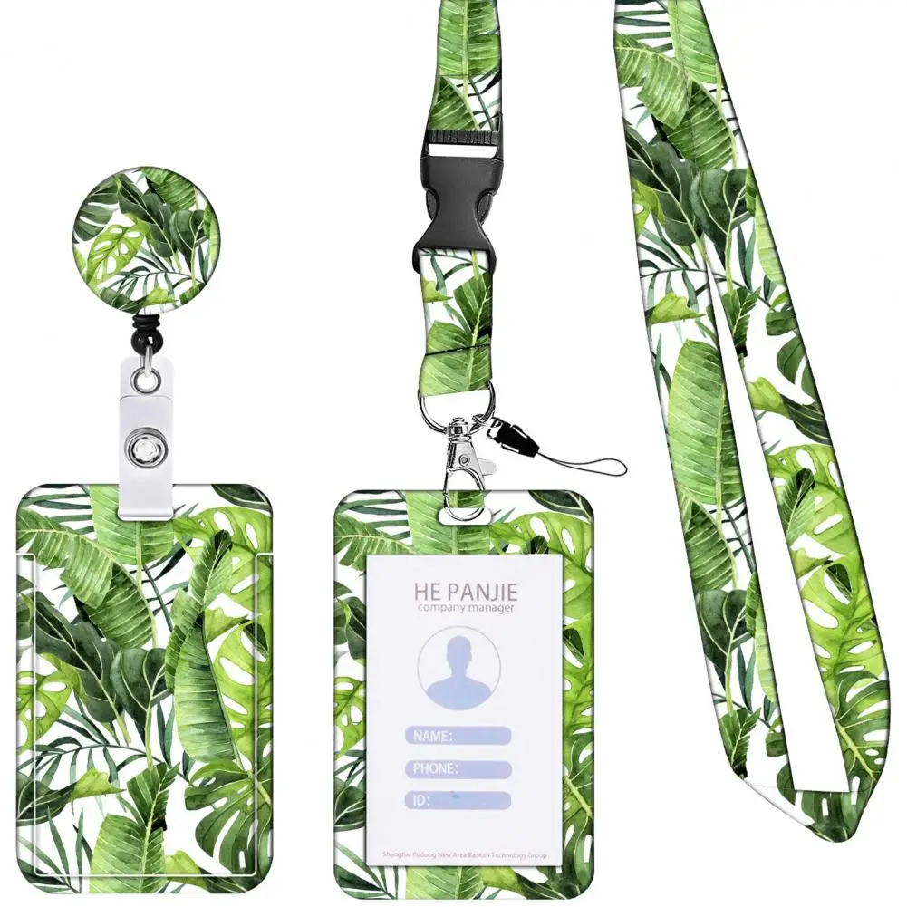 Badge Holder with Lanyard Retractable Reel Clip Badge Holder Ideal for Nurses Teachers Students Retractable Badge Reel