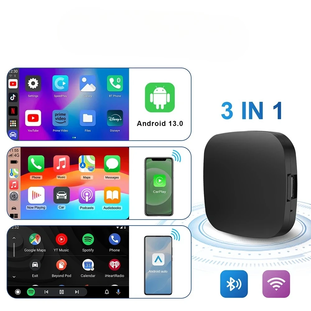 

Wireless Auto Smart TV Box For Wired-to-Wireless Smart Box Support This mobile phone supports in-vehicle Bluetooth functionality