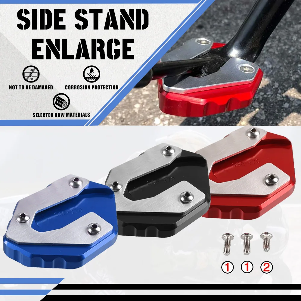 

For Yamaha Tracer900 2014-2020 Tracer 900 GT 2018-2020 Motorcycle Accessories Kickstand Sidestand Stand Extension Enlarger Pad
