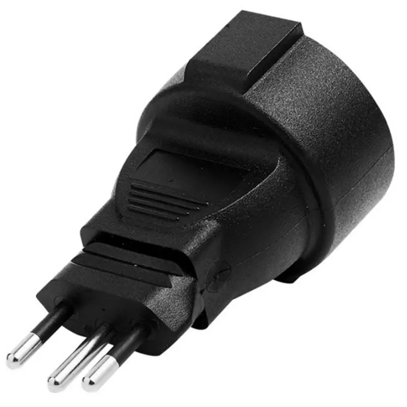 

【PUBLICITY】3 Pin Swiss Socket Adaptor Swiss EU German Plug Adapter Converter Plug Swiss Plugs Turn To French Plugs EU Plug