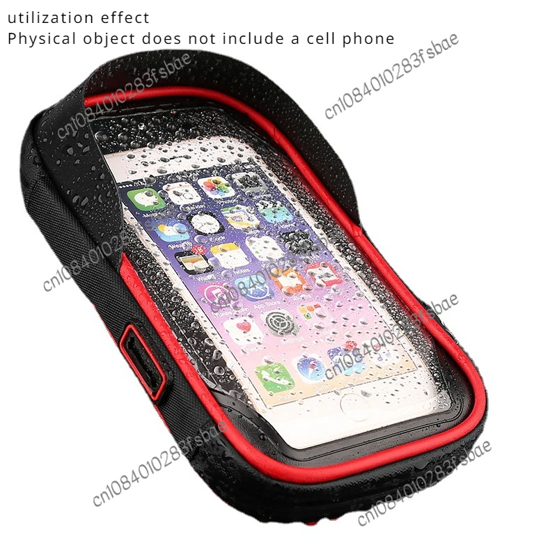 Mountain Bike Touch Screen Cell Phone Holder Card Bag Sunshade Motorcycle Electric Bike Waterproof Navigation Bracket