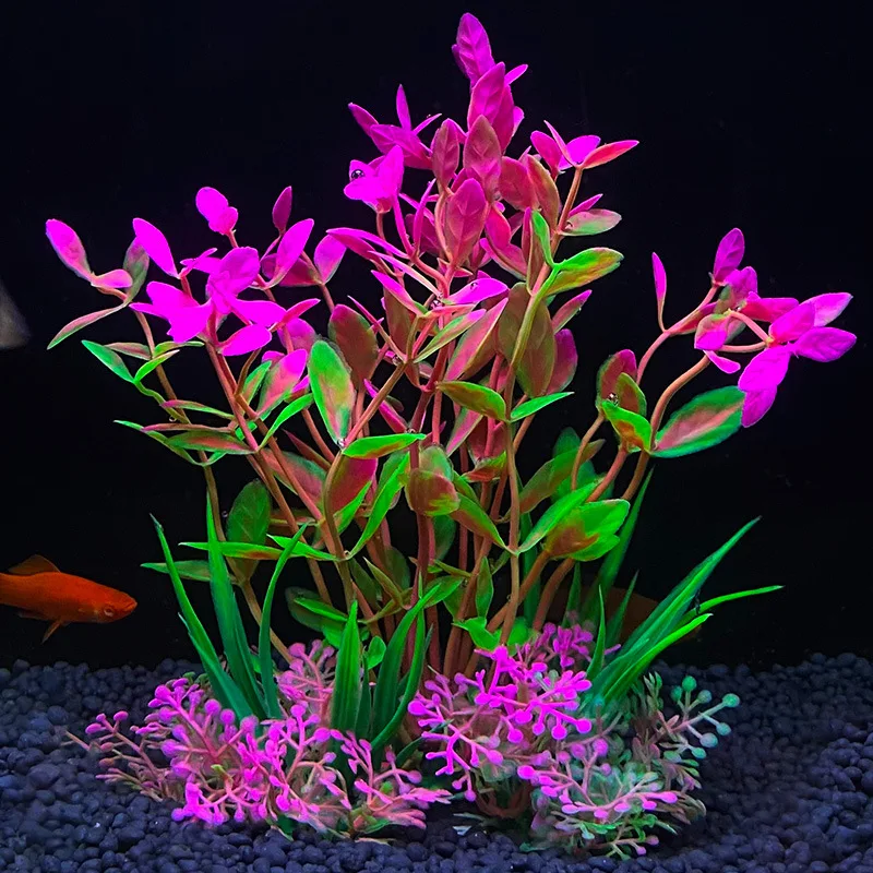 Simulation Wasser Pflanzen Aquarium Aquarium Landschaftsbau Kunststoff Wasser Pflanzen Micro Landschaft Dekoration Ornamente – Detail 11