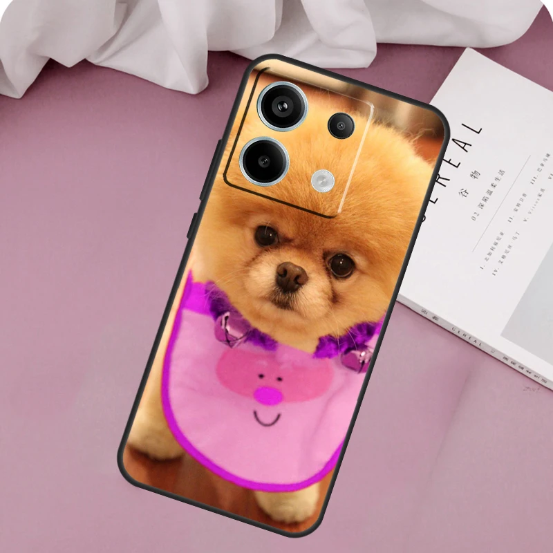 Pomeranian Dogs Dog Colorful Case For Xiaomi Redmi Note 12 11 9 10 13 Pro Plus 12S 11S 10S 9S Redmi 13C 9C 10C 12C Cover