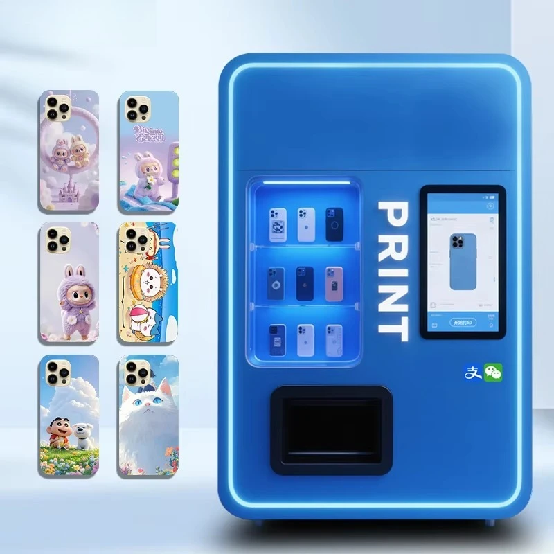 DIY自動販売機（I3200プリンターヘッド搭載）無人セルフサービスUVプリンター 大学キャンパス向け 携帯ケース写真印刷用