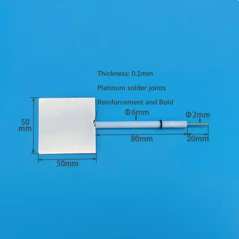 50 * 50 * 0.1mm platinum plate electrode platinum 、 counter electrode Pt 、 large area platinum 、