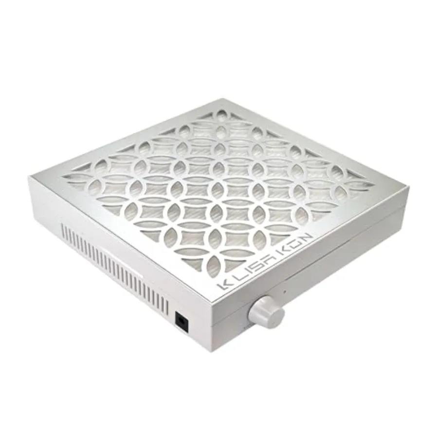 

Пылесборник для маникюра с многоразовым фильтром, мощный и тихий вакуумный вентилятор для полировки ногтей акрилом и гелем, для использования в салонах премиум-класса, черный