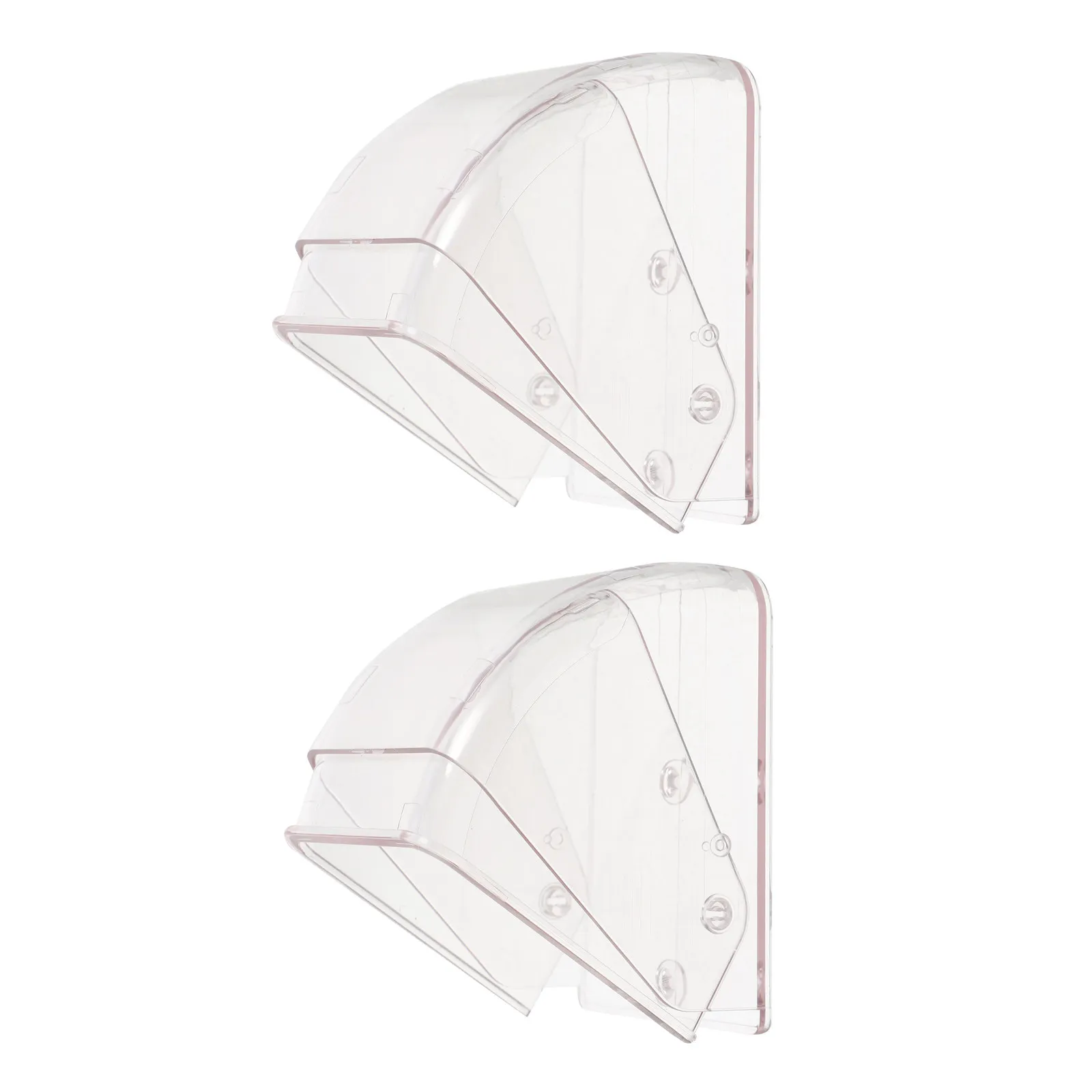 protetor-de-campainha-a-prova-d'Agua-2-pecas--capa-transparente-para-campainhas-de-video-sem-fio-resistente-a-intemperies-chuva-neve-e-raios-uv