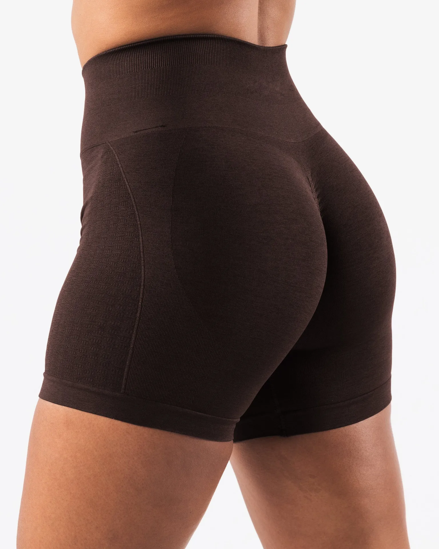 Womens Seamless Jacquard solid Yoga Shorts 3 Inch High Waist Scrunch Lifting Butt Gym Fitness Workout Running Training