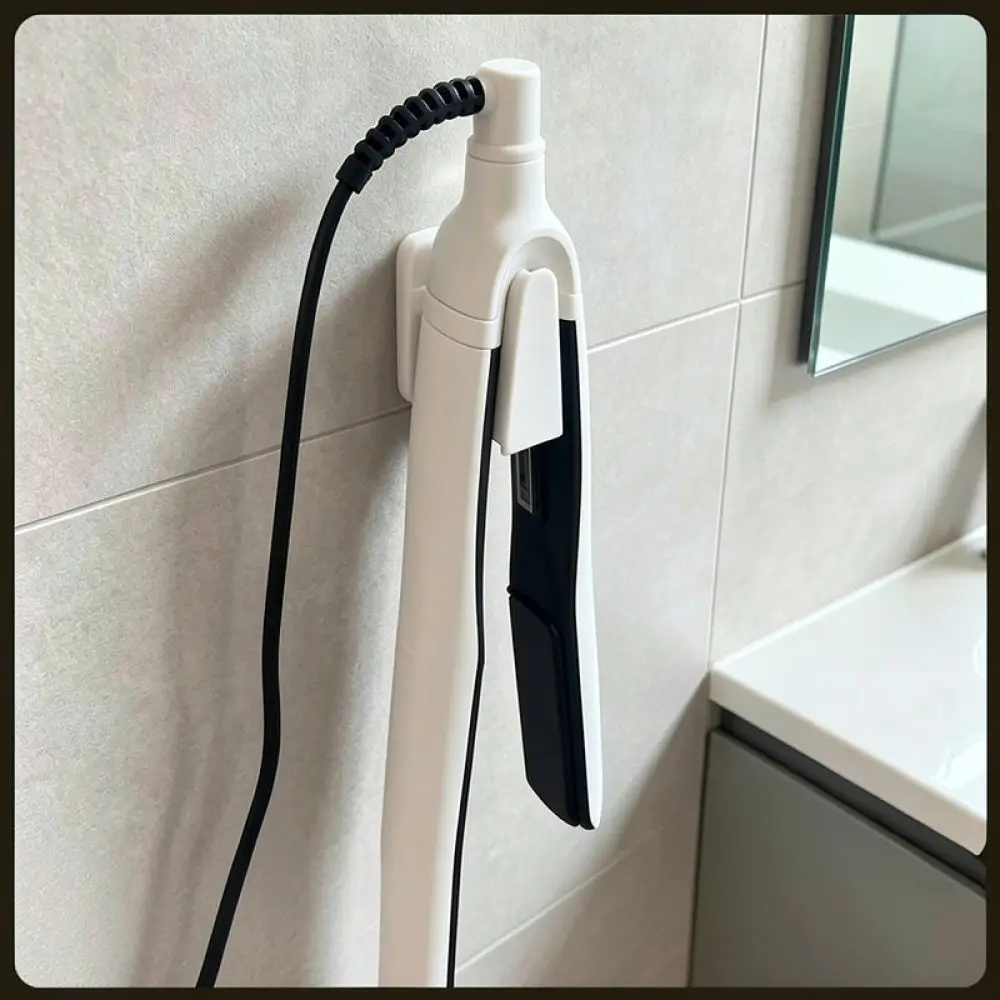 Wall Wall Mounted Hair Straightener Holder 3D Printed Stand Space Saving Organizer Rack For Bathroom Vanity Styling Tool Storage - Aliexpress Deal