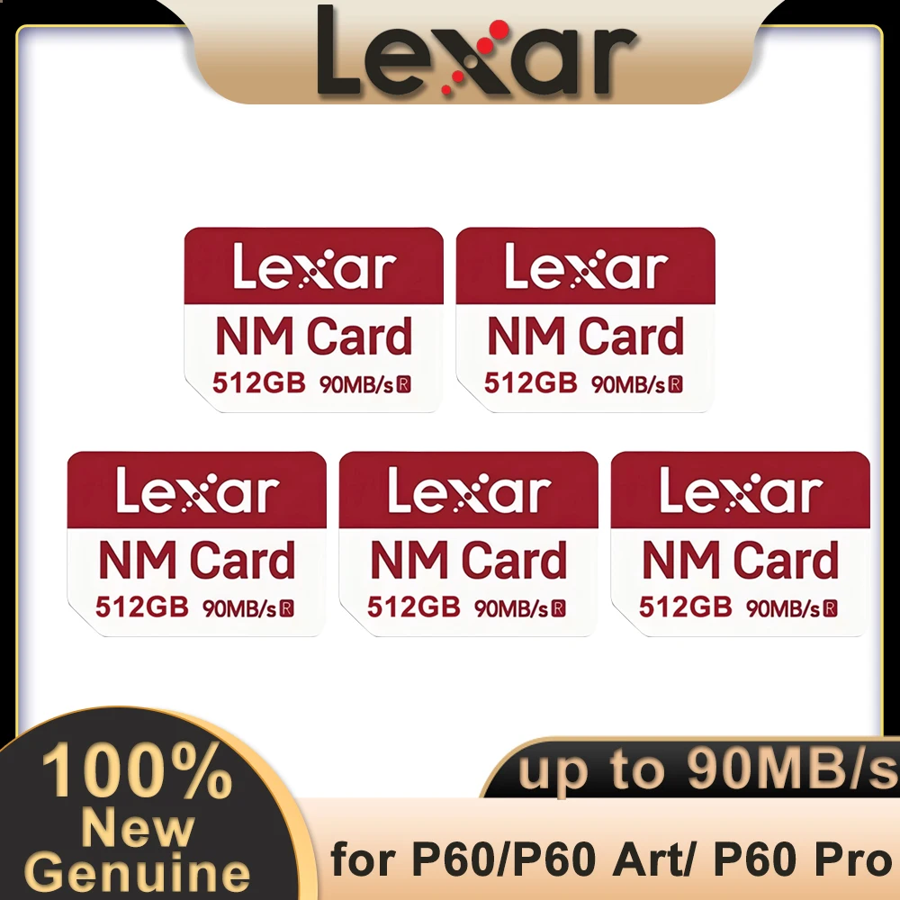 Lexar nCARD NM Card up to 90MB/s card read 128GB 256GB for Matepad Pro Mate 30 Mate 20 Series P50 P50E P50 Pro Y9a Y8p Honor 30S