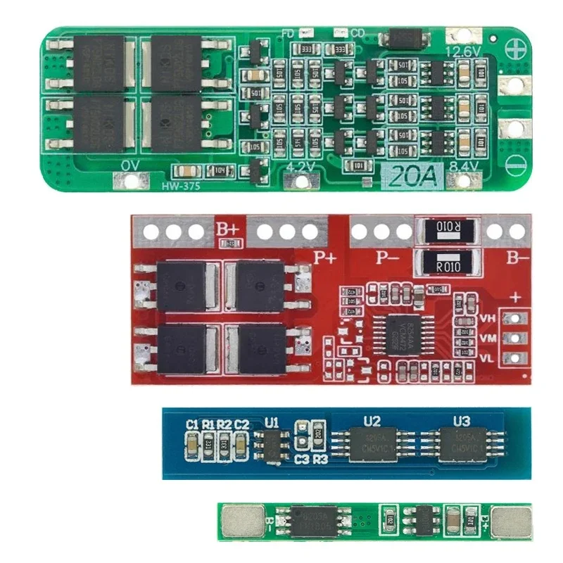 1S 2S 3S 4S 3A 20A 30A Li-ion Lithium Battery 18650 Charger PCB BMS Protection Board For Drill Motor Lipo Cell Module