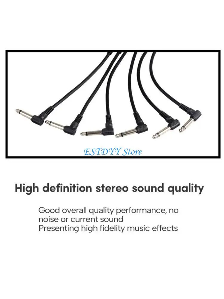 

G6DE Guitar Patches Cables Profession Patches Cable for Guitar Pedals Low Noise Good Quality Guitar Patches Cable