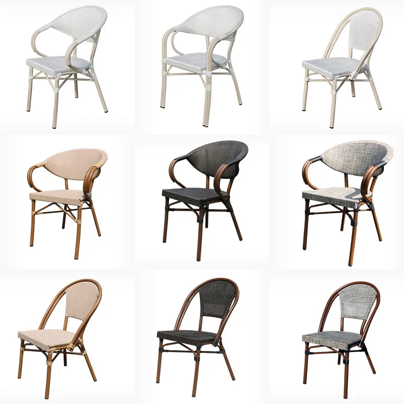 2026 Outdoor Chairs,Garden Rattan Chairs,Balcony Chairs for Leisure,Simple Patio Outdoor Seating Rattan Set
