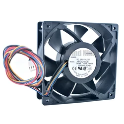 AFC1248DE 12cm 120mm fan 120x120x38mm DC48V 1.64A 4pin Dual ball bearing high-speed cooling fan for server cabinets