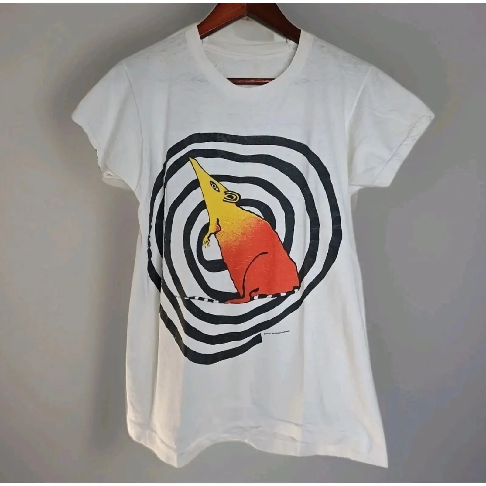 Vintage UB40 Rat In The Kitchen 1986 Tour T Shirt weiß SE1342 vintage Washed Slightly fashion Stretched Comfortable Soft