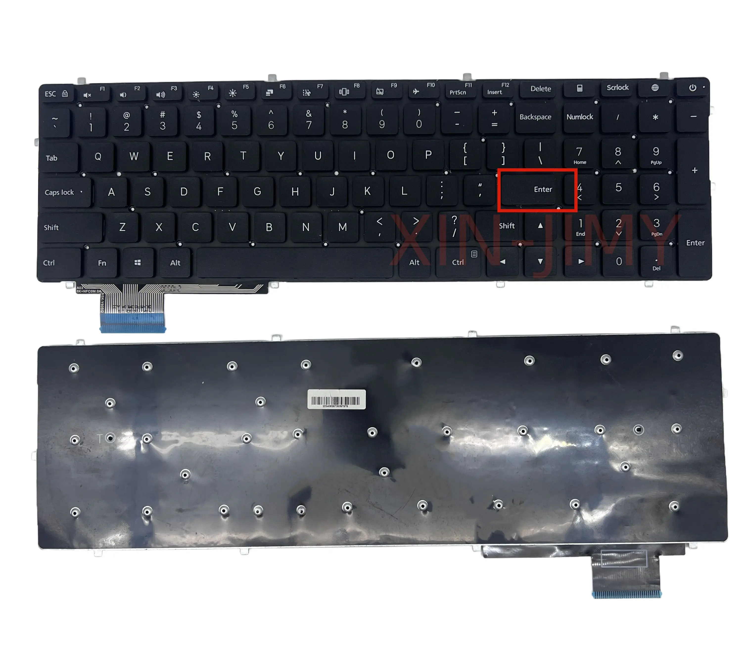 

Черная клавиатура для ноутбука с американской раскладкой для XIAOMI RUBY MX110 TM1802 TM1709 TM1705