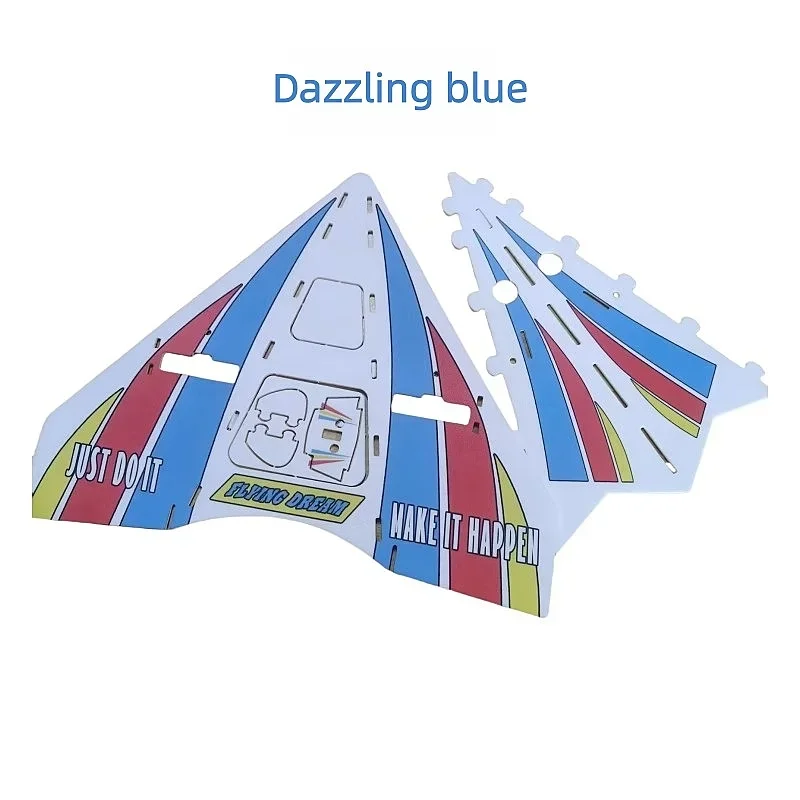 

Model airplane fixed wing magic board DIY mini remote control paper airplane triangular wing electric aircraft 35CM aircraft