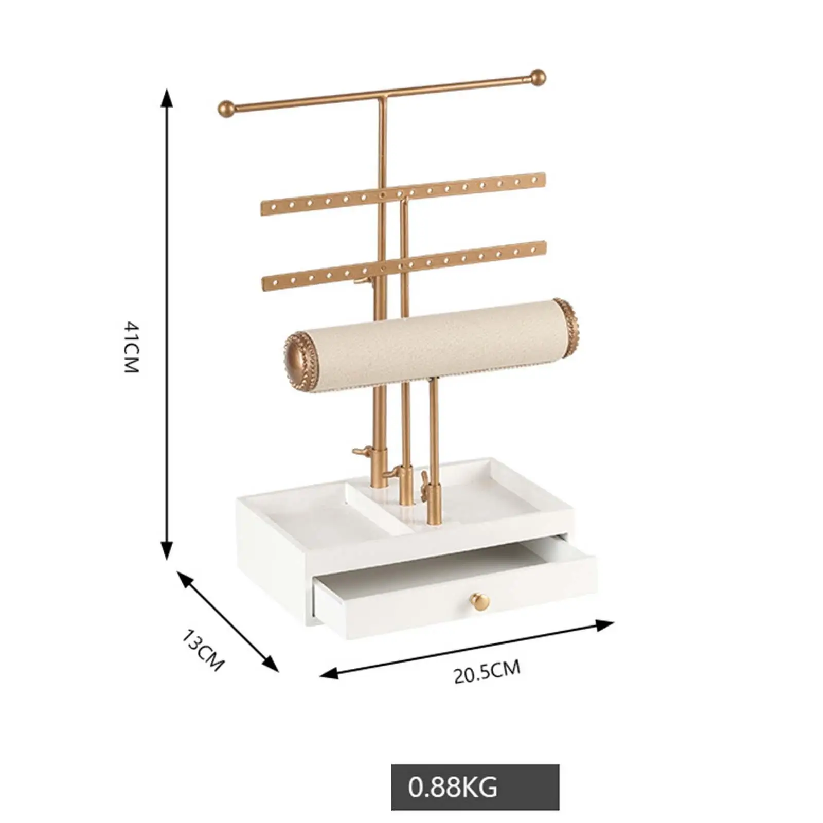 

Jewelry Display Stand Jewelry Rack Jewelry Organizer Holder for Tabletop Live Broadcast Jewelry Store Shopping Mall Bathroom