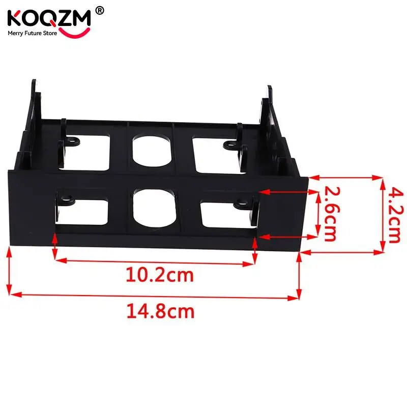 3.5 To 5.25 Floppy To Optical Drive Bay Mounting Bracket Converter For Front Panel Hub Card Reader Fan Speed Controller
