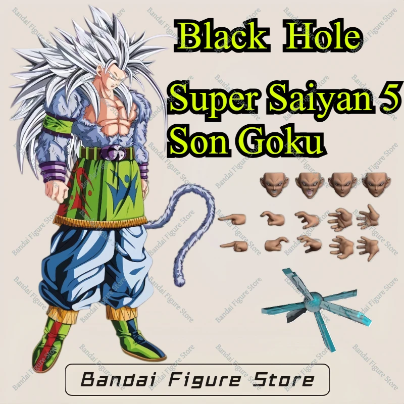 

In Stock Black Hole Dragon Ball Super Saiyan SSJ4 SSJ5 Son Goku Son Gohan AF Xicor Anime Action Figure Model Toy Gift
