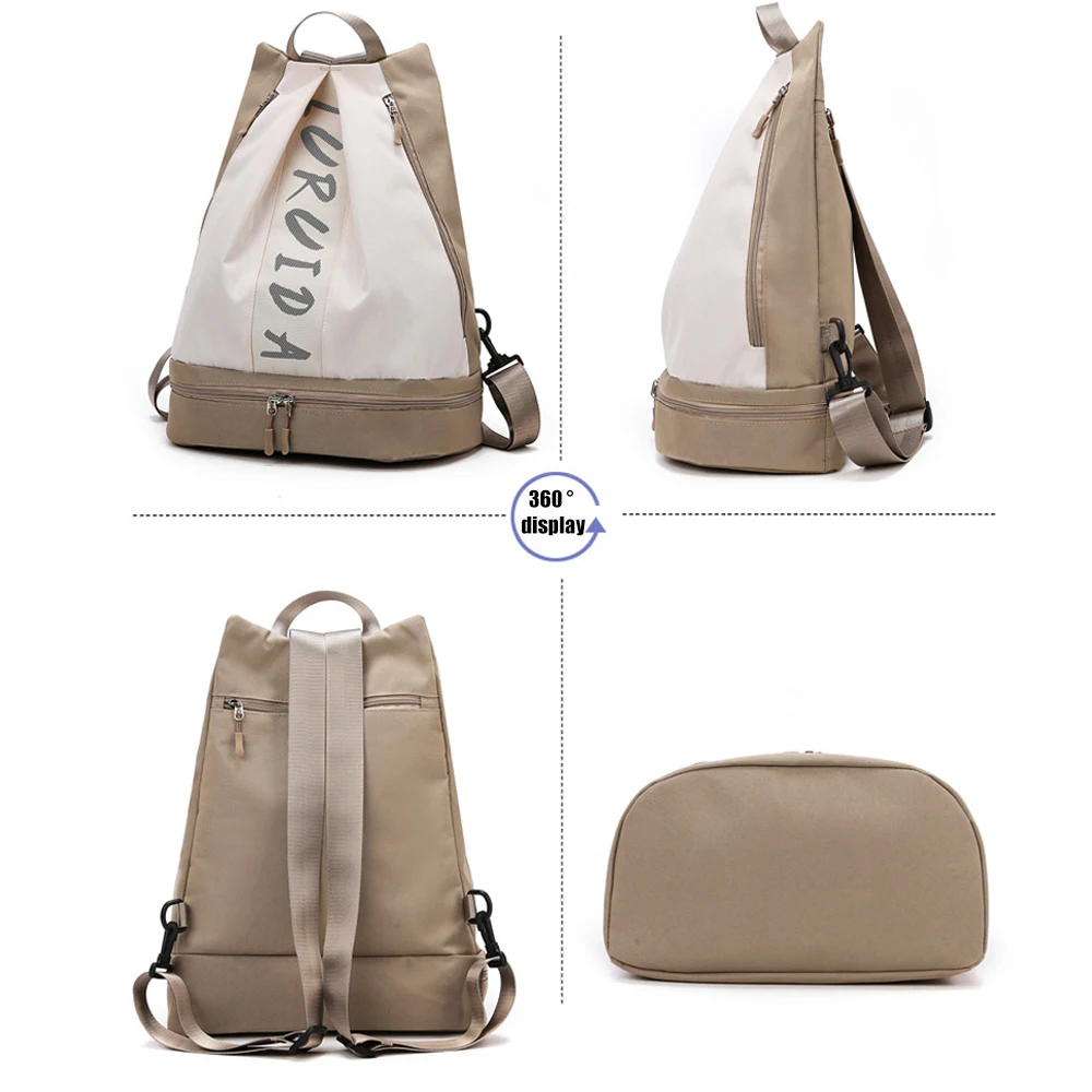 Mochila deportiva multifuncional, bolsas de gimnasio con compartimento para zapatos y separado en seco y húmedo para baloncesto, voleibol, fútbol, 1 Uds.