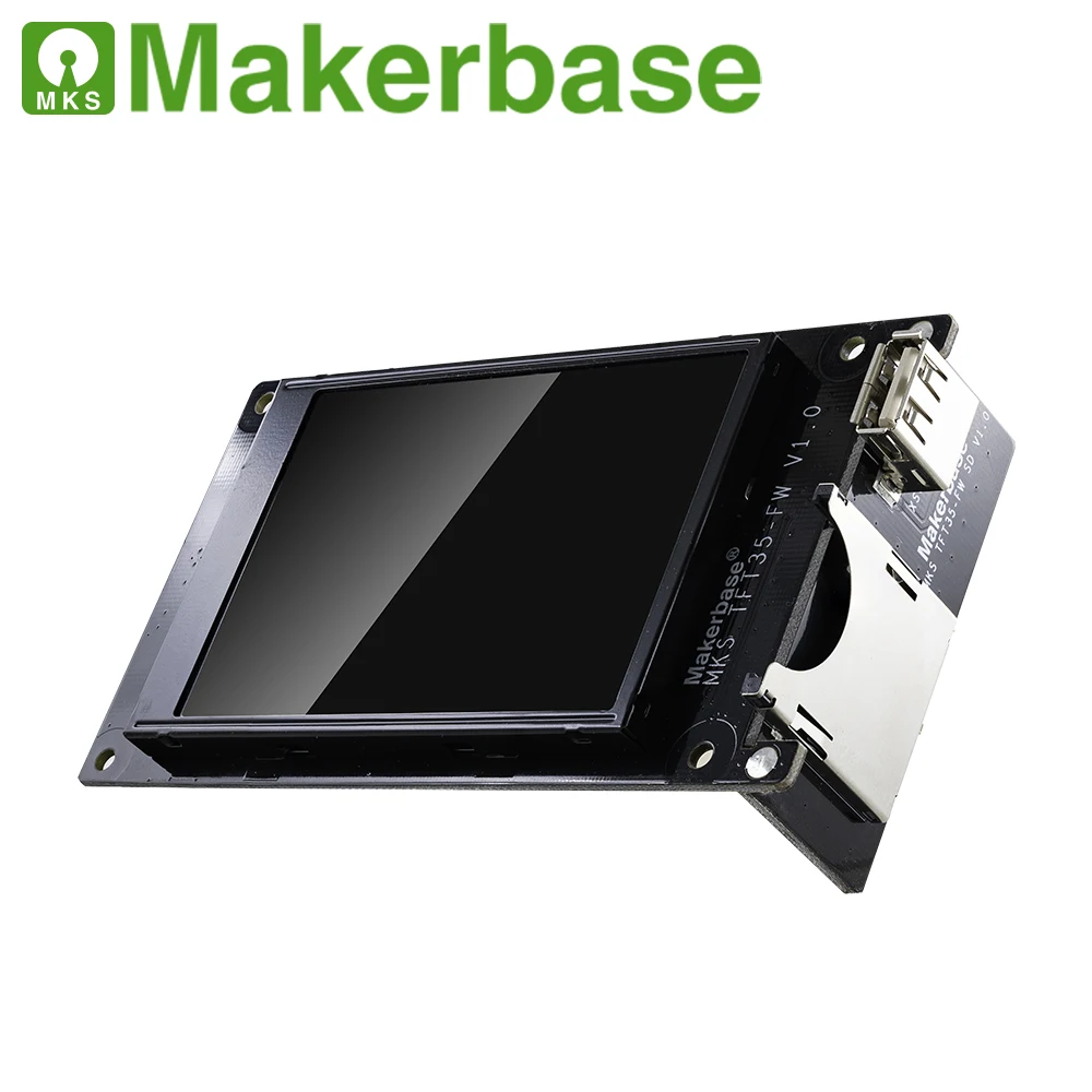 Imagem -04 - Makerbase-peças da Impressora Mks Touch Screen Tft35 fw V1.0 3.5 Inserir Cartão sd Disco Usb Frente Controle Wifi Visualização Gcode