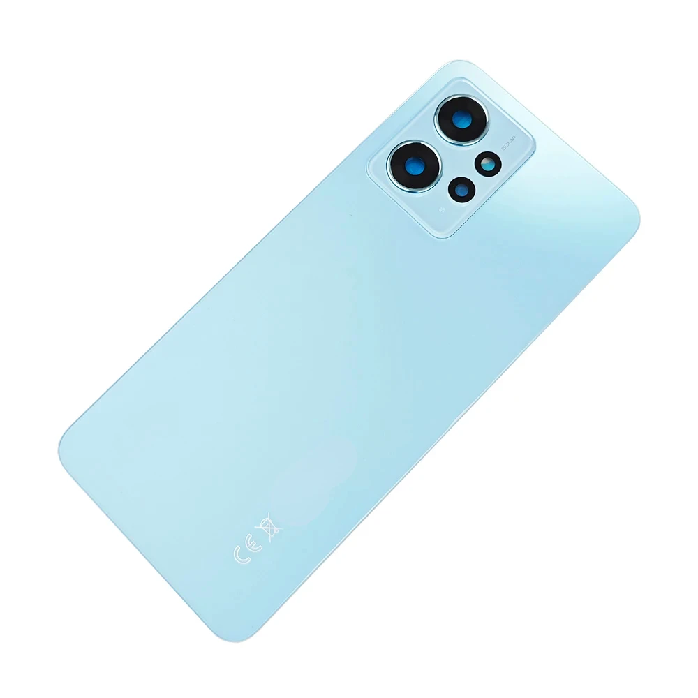 Para xiaomi note 12 4g tampa da bateria painel traseiro habitação caso peças de reparo para redmi note 12 bateria capa