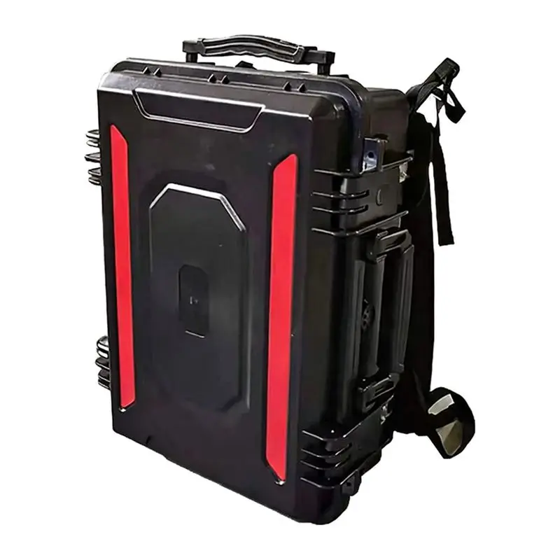 High Quality IP67 Waterproof Hard Plastic Backpack, Plastic Tool Storage Box, with Shoulder Straps
