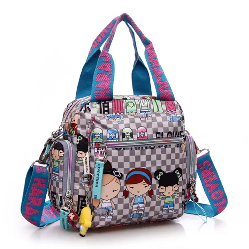 Imagen 2 del producto Nuevo bolso de vaquero para mujer, bolso de hombro bonito de Color caramelo, bolso de bebé Harajuku para chica, bolso mensajero de tela Oxford multifuncional 2026