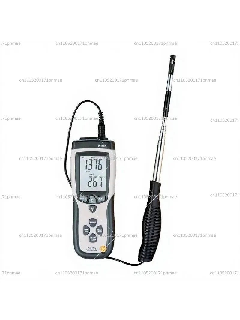Professional Anemometer Psychrometer 4-in-1 Wind Speed Air Volume Temperature Differential Pressure Tester High Precision Meter