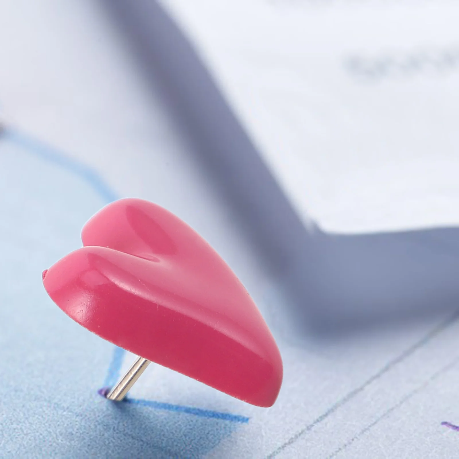 

58Pcs Pastel Heart Push Pins Decorative Thumbtacks for Cork Board Photo Display DIY Office Home Soft Thumb Tacks