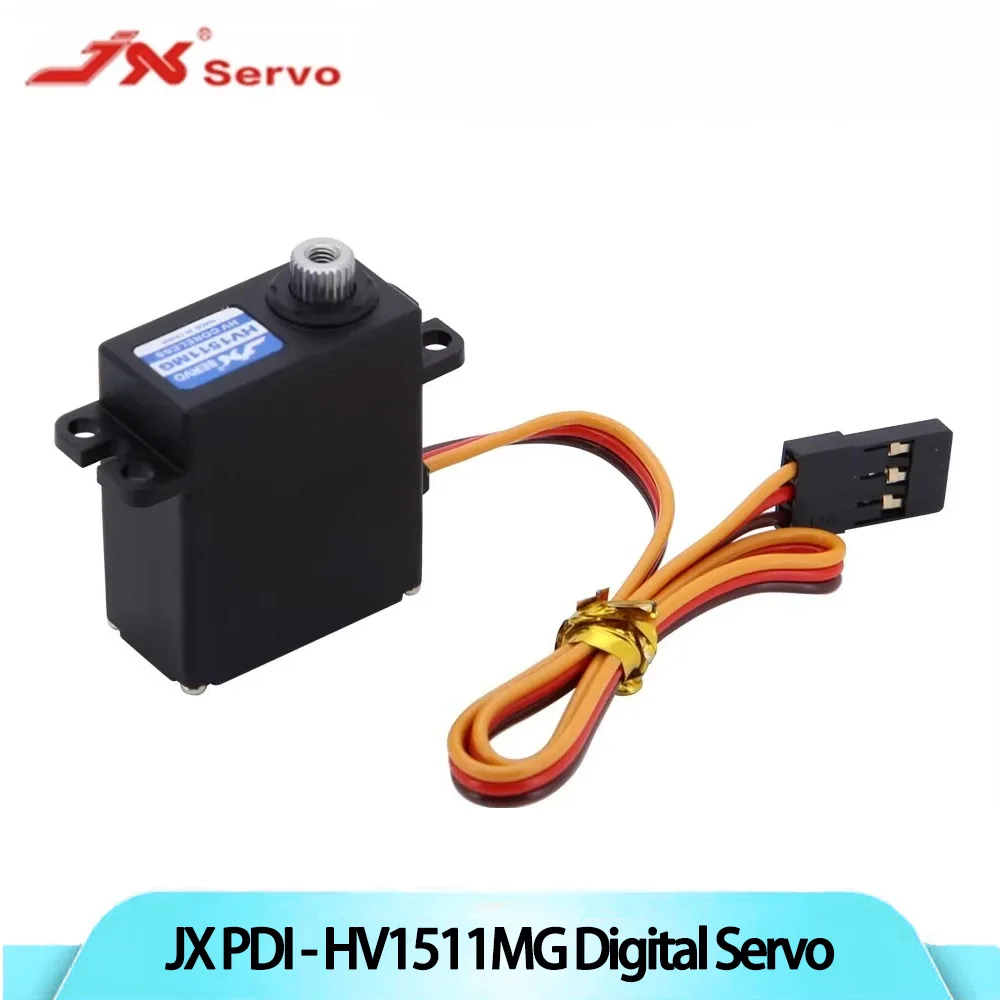 JX PDI-HV1511MG Motore Coreless ad alta precisione Coppia elevata 11 kg Mini servo digitale RC per modello di elicottero Robot aliante cingolato