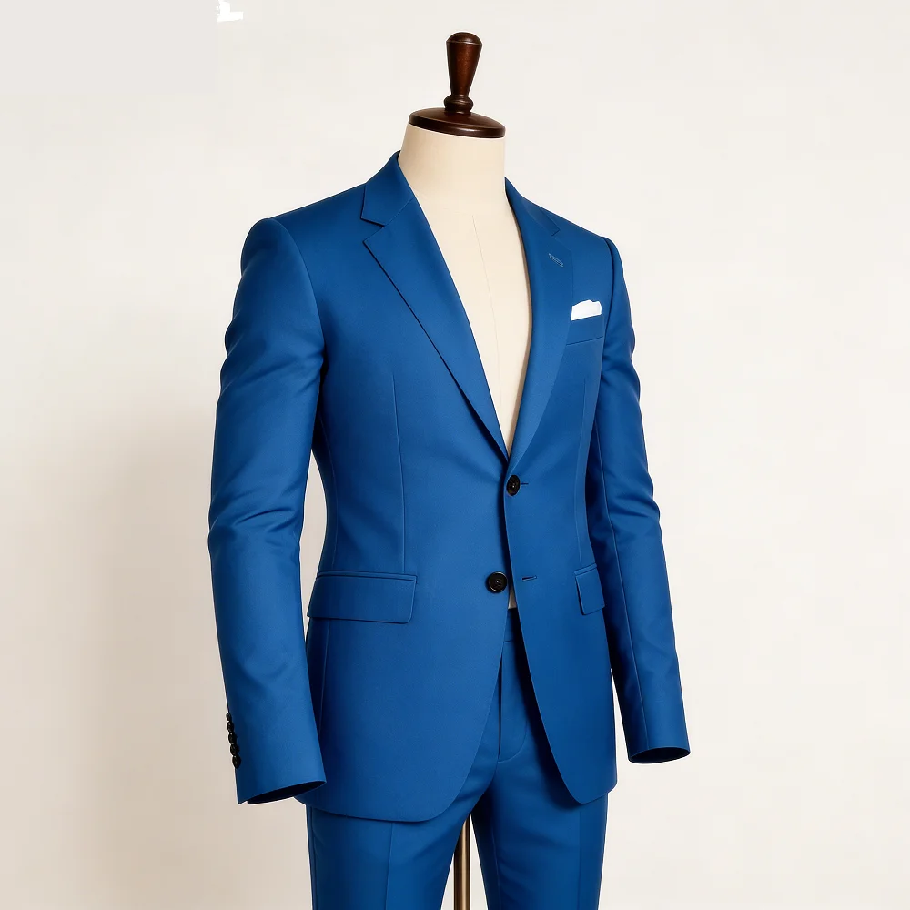 

Костюм деловой, двухкомпонентный, повседневный, приталенный, с вырезом на лацканах, однобортный пиджак, костюм жениха.