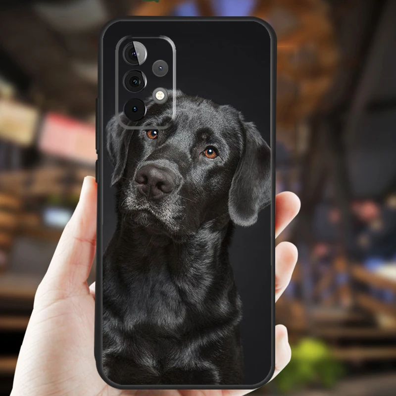 Capa de cachorro Labrador para Samsung Galaxy A13 A23 A33 A53 A73 A14 A34 A54 A12 A22 A32 A52 A72 A51 A71 Capa