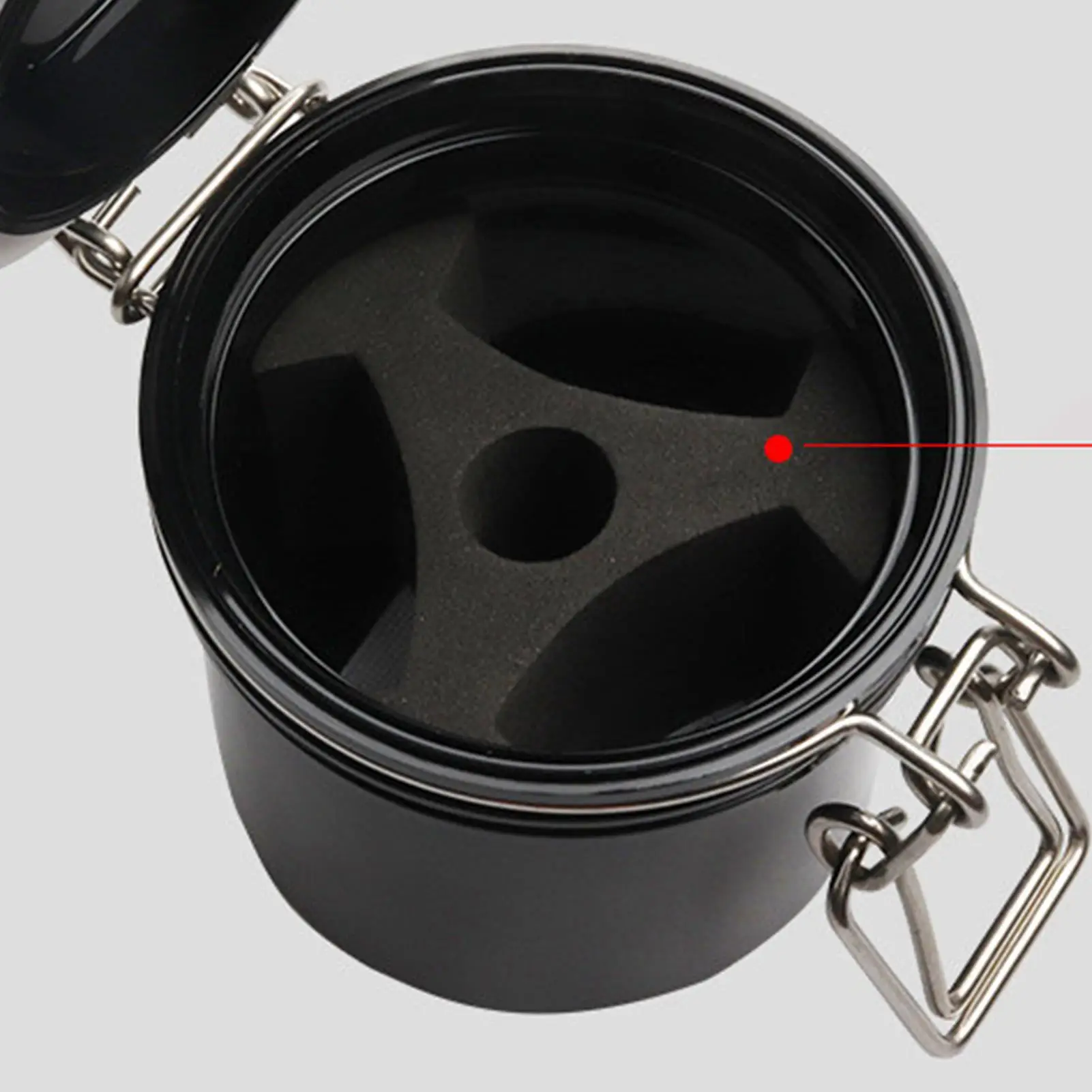 Tampone in silicone per serbatoio di stoccaggio colla per ciglia di grande capacità per strumento per trucco contenitore adesivo per salone di bellezza