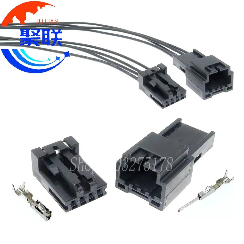1Set 4Pin 936119-1 936119-2 936119-3 936121-1 936121-2 Car Small Current Socket Automotive Wiring Terminal Connector