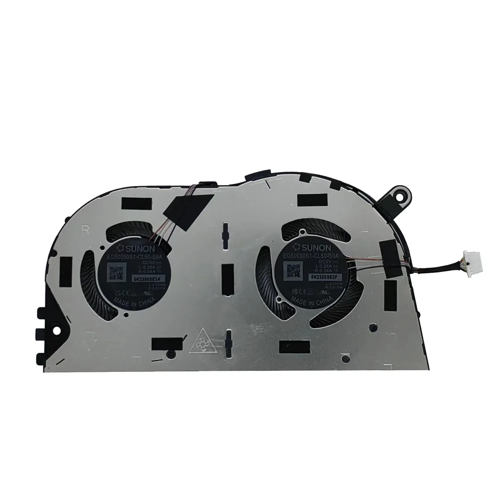 

New CPU Cooling Fan for DELL Latitude 7640 EG50050S1-CL60-S9A EG50050S1-CL50-S9A L:4.0CFM R:2.9CFM DC5V L:0.36A（Fan Blade Metal）