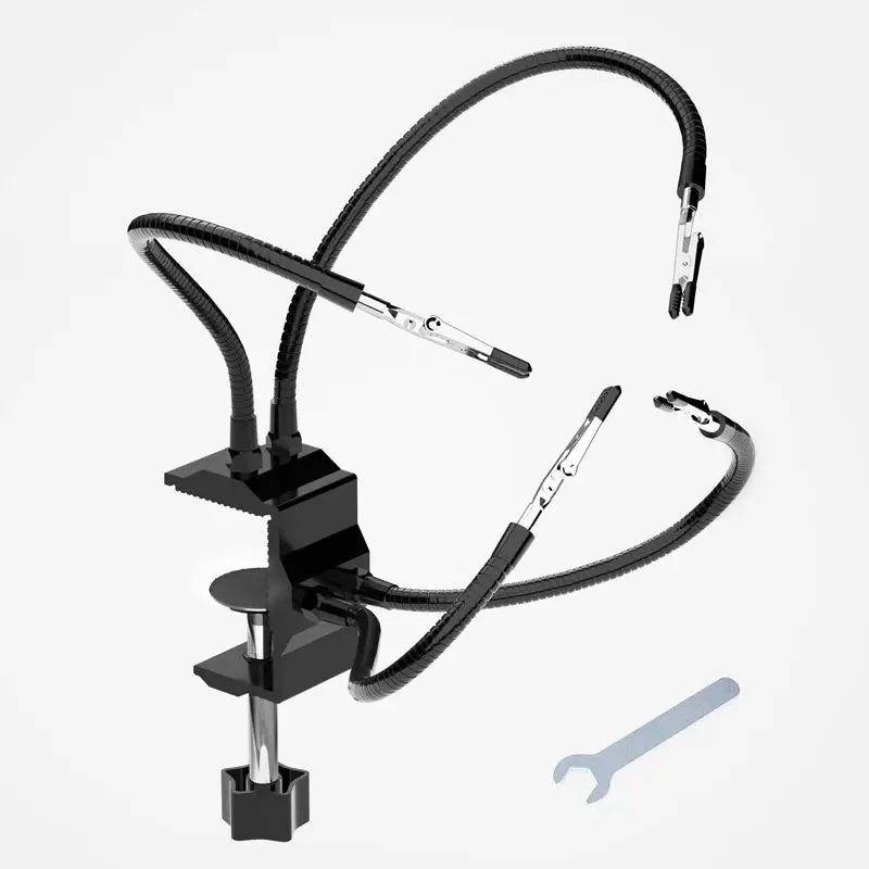 

Four-jaw Universal Clamping Welding Fixture Metal Universal Flexible Tube Arm Alligator Clip DIY Welding Auxiliary Tool