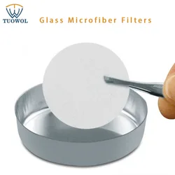 Filtro de fibras de vidro membrana papel li melhorado separador monitoramento de ar filtros de fibra de quartzo pm2.5 pm10 tsp amostragem de partículas de ar