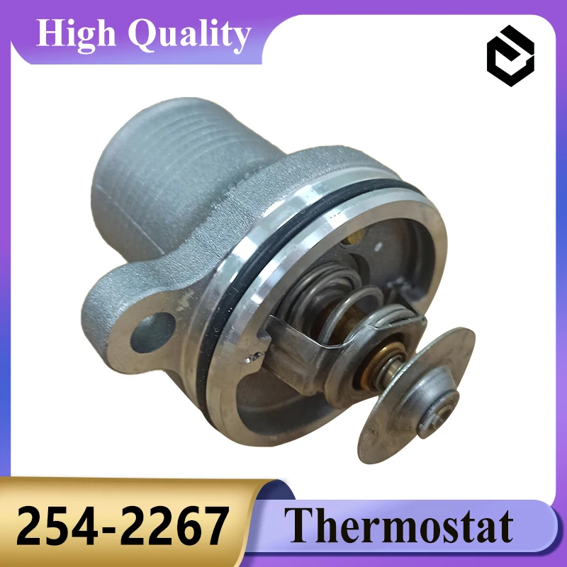 

Original 254-2267 Thermostat 254 2267 for Caterpillar CAT Engine C4.4 C6.6 312D2 E312E 3054C for Excavator Parts