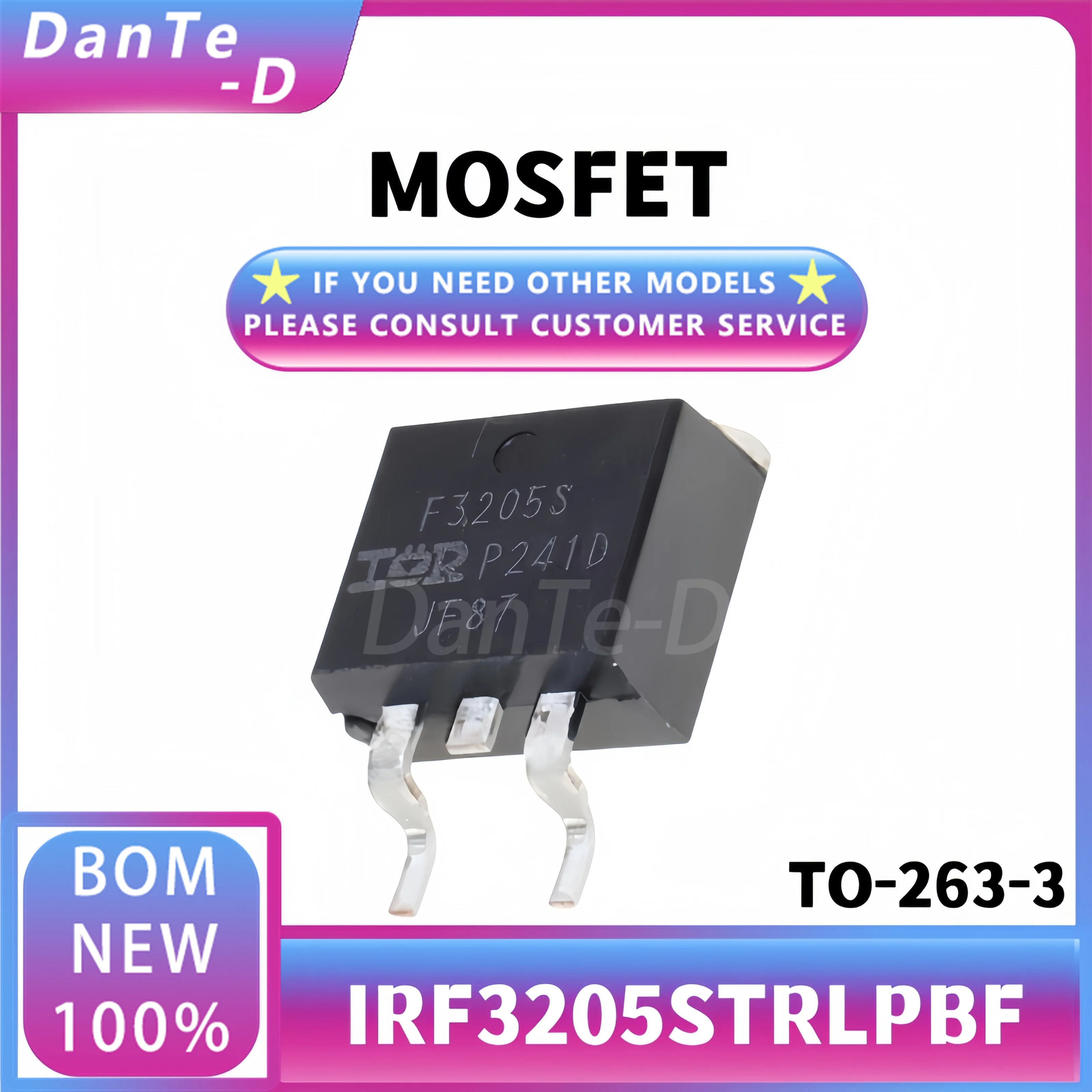 IRF3205STRLPBF TO-263-3 N-channel 55V 110A MOSFET tube original authentic