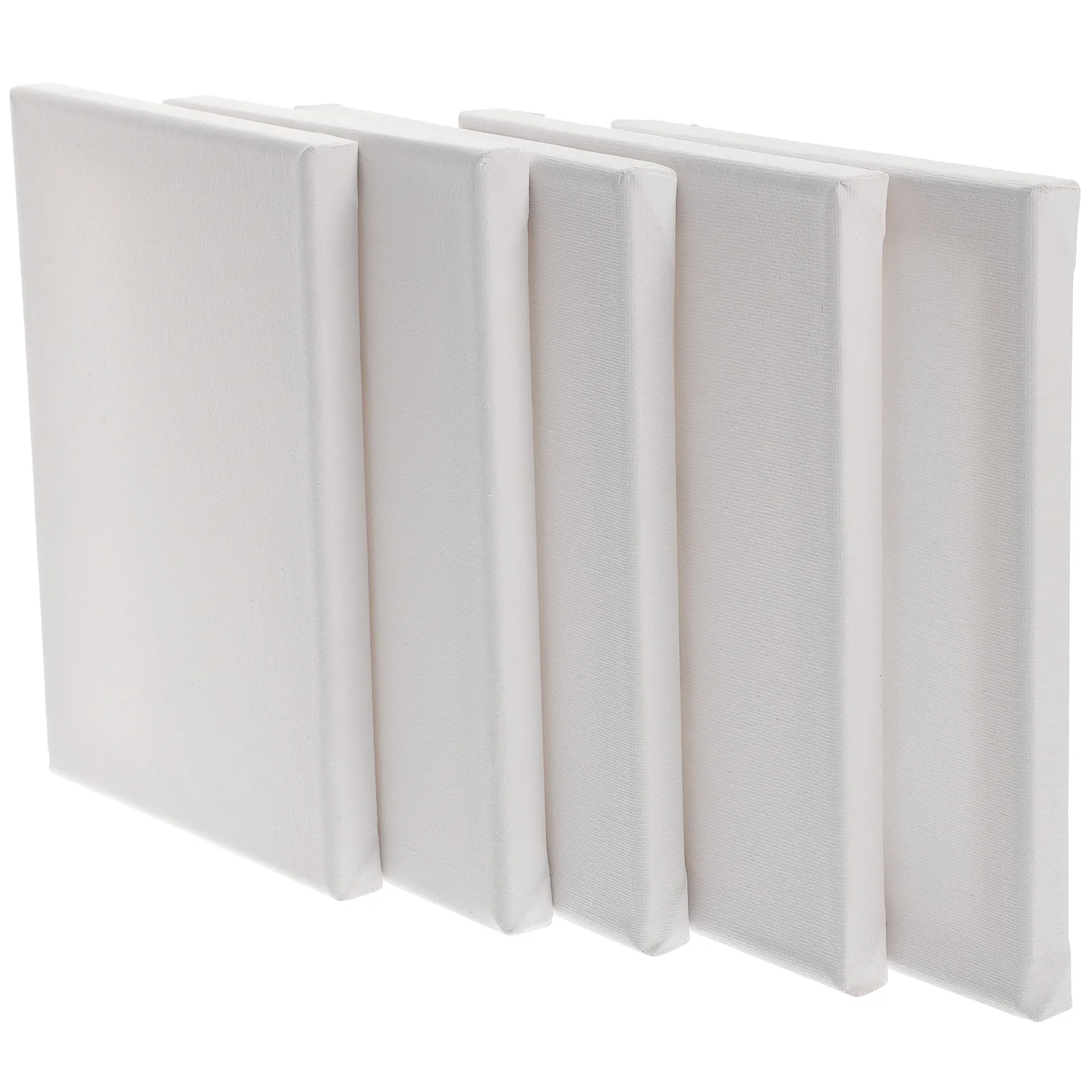 

5 Pcs Blank Canvas Small Watercolor Board 6x8 Canvases for Painting Solid Wood Pouring Supplies Child Tiny