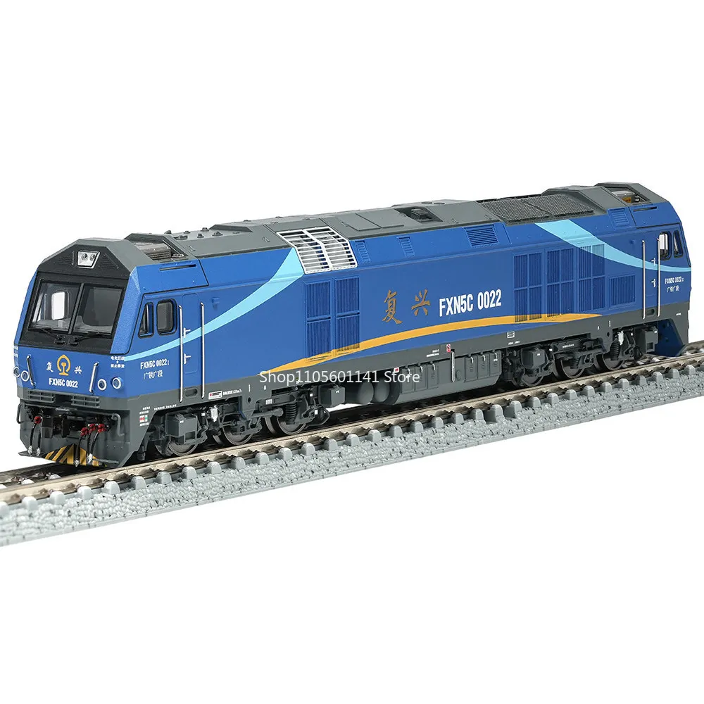 Changming N Scale 1/160 Train Model FXN5C-0022 Diesel Locomotive Simulation Train Model Toy Collection Gift