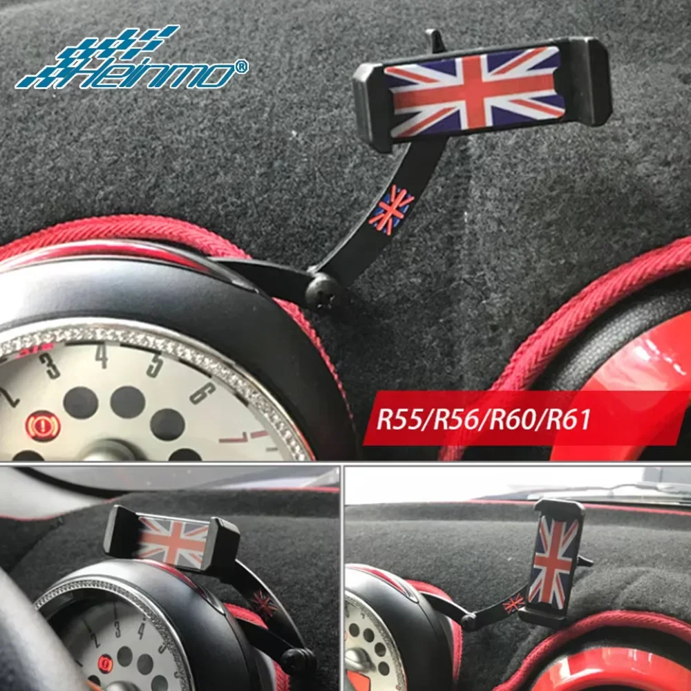 

Phone Holder For Mini Cooper Clubman R55 R56 R57 Countryman R60 R61 Decor Parts Steering Wheel Car Smart Phone Folding Holder