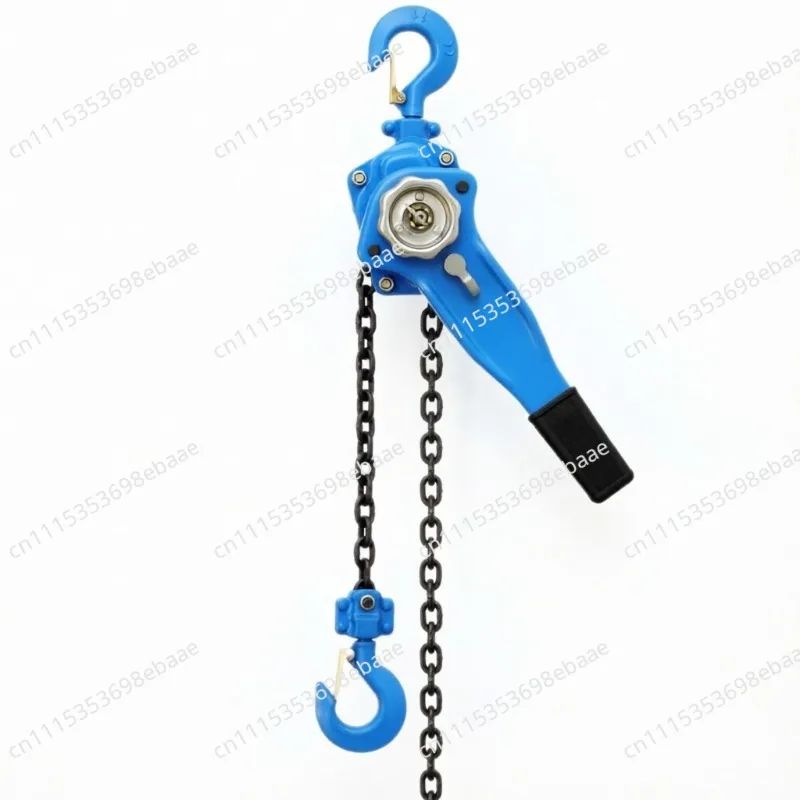 G80 Manganese Steel Chain Lever Hoist, Ratchet Manual Hand Puller, Smooth Ring Chain for Lifting Heavy Load