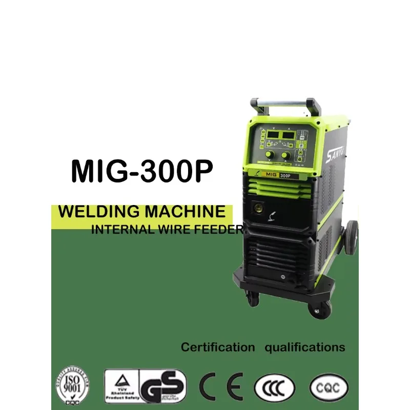 Digital 380V 250A Dual Pulse MIG Welding Machine IGBT Inverter Gas Shielded Arc Welders Built-in Wire Feeder
