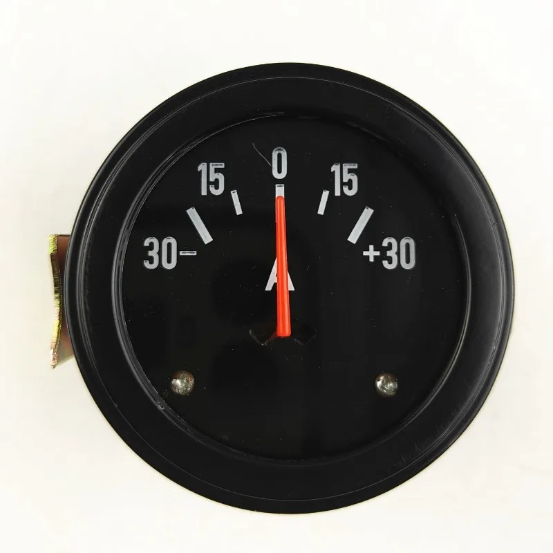 Car Truck 12V24V Round CA-10/30A50A Ammeter Voltmeter Forklift Inductance General Purpose Tractor