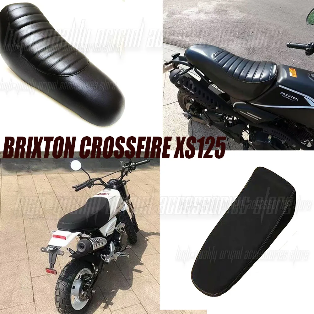Cojín de asiento doble Original para motocicleta, asiento de pasajero delantero y trasero adecuado para BRIXTON Crossfire XS125 125XS XS 125