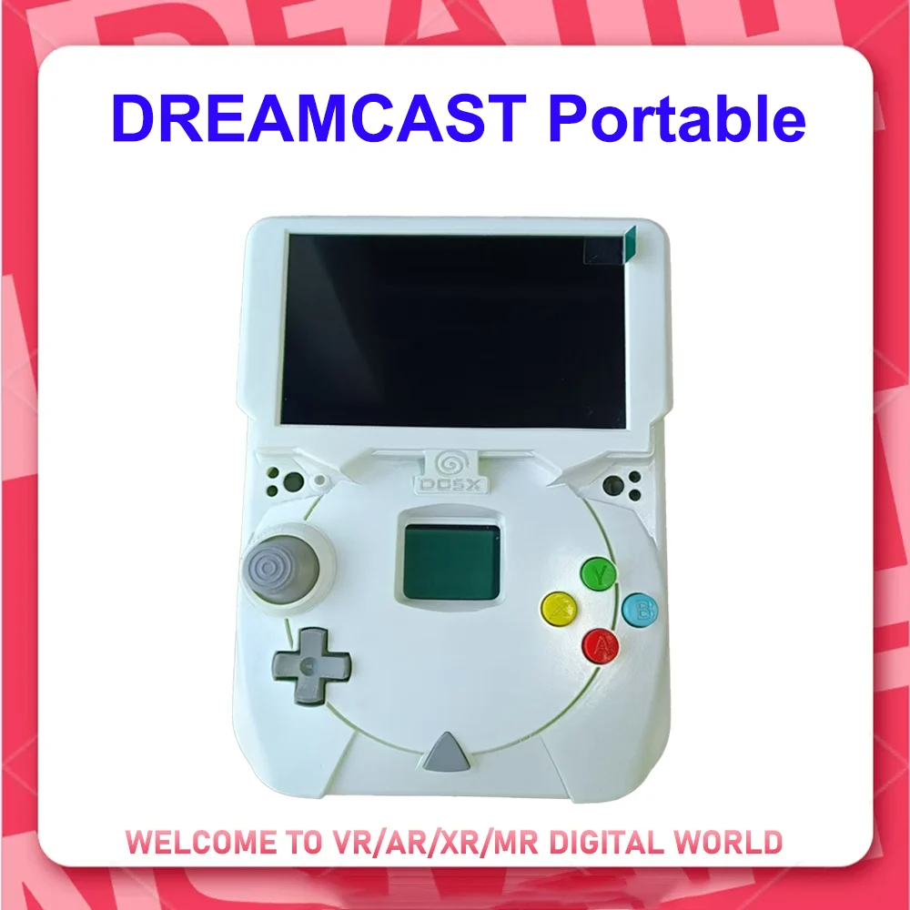 Dreamshell DCSX Dreamcast Portable Game Console Dreamcast Handheld Arcade GDmenu Original DC Motherboard DC Games Original VMU